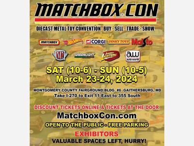 MATCHBOXCON COMES TO GAITHERSBURG, MD!