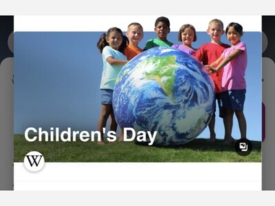 June 25th is National Children’s Day! 