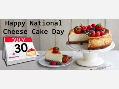 It is National Cheesecake Day Today! Sunday, July 30! 