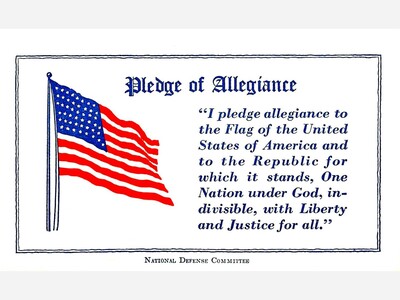 Oct 12, 1892 The Pledge of Allegiance is Recited in Schools 