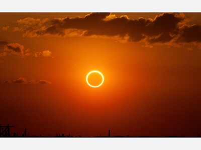 Ring of Fire  Annular Solar Eclipse to Grace Skies This Weekend